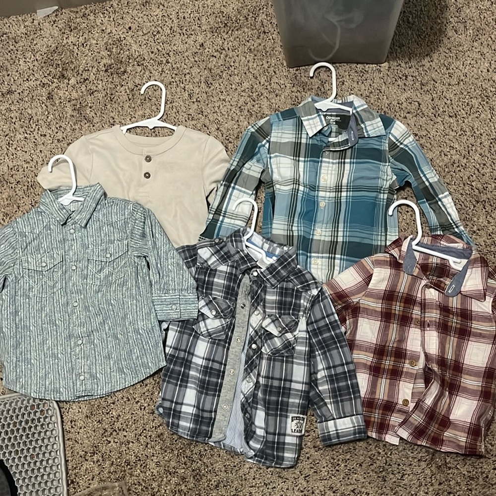 18month/2t lot of button up shirts